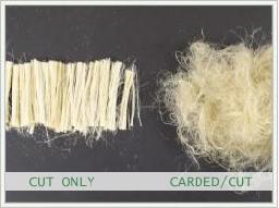 Cut Only and Carded/Cut Fibers