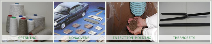 Fiber Spinning, Nonwoven Fibers, Injection Molding and Thermosets